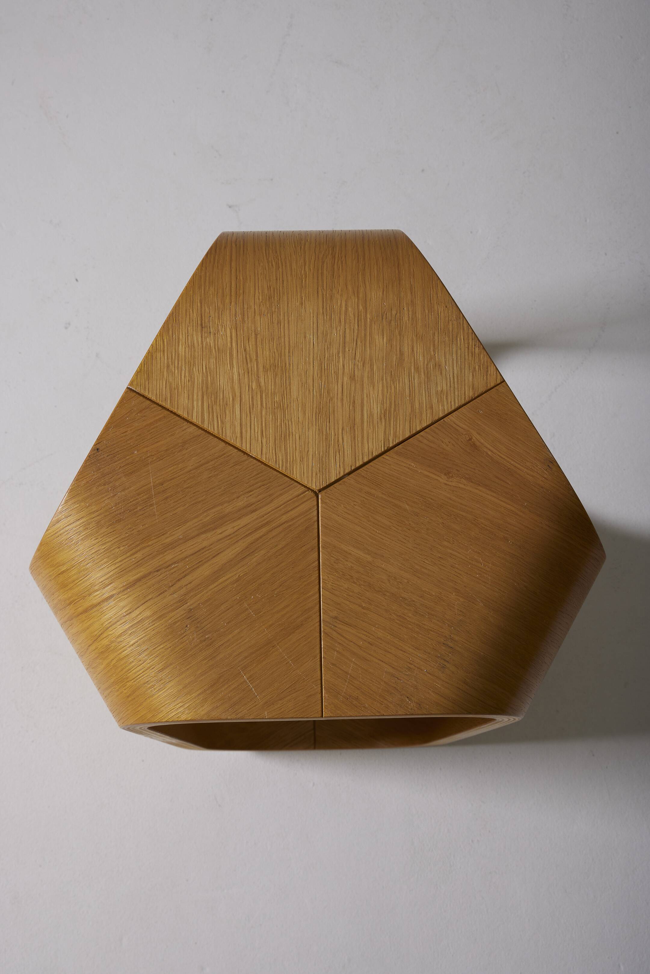 Enrico Cesana wooden stool