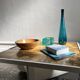 Wood and cork coffee table 1970