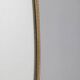 Vintage 1950s wall mirror in golden brass italian design