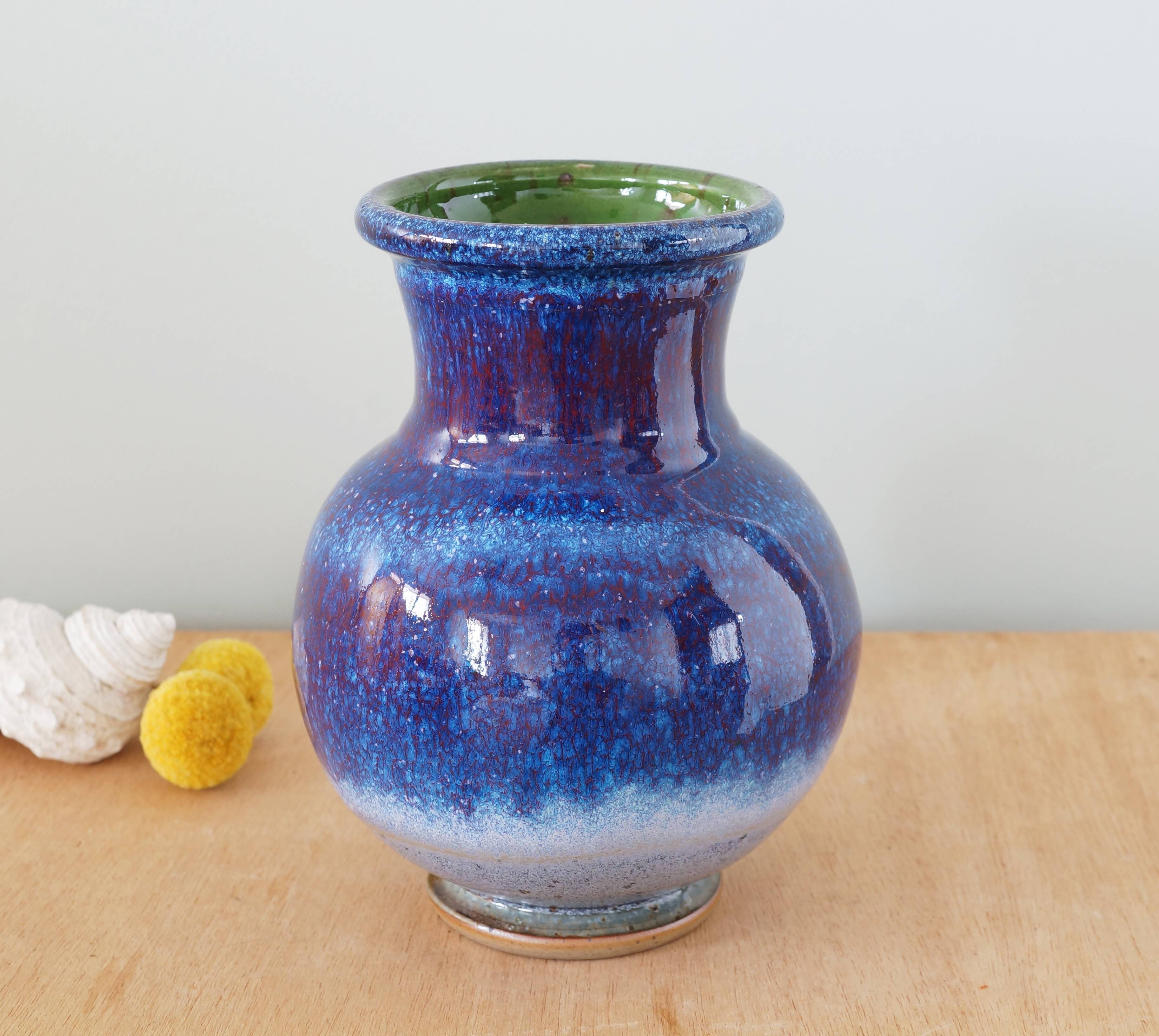 Vase in glazed stoneware, potters of Alesia