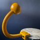 Cosack yellow gooseneck clamp lamp, Germany, 1960s/1970s