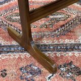 English teak coffee table with glass and tiled top - 1970s work