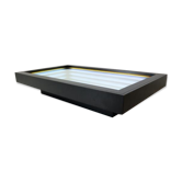 Table basse illuminée édition Op Art par Christian Megert pour Rosenthal
