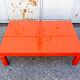 Orange coffee table, Italy, 1970s