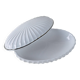 Porcelain seashell box, Italian design, 1970s, production: Italy
