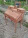 Antique secretary desk in marquetry, Louis XVI style.