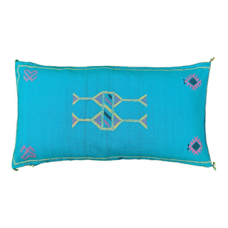 Berber cushion Turquoise Sabra