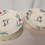 “Terre de Fer” soup plates and fruit bowl set