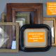 Imposing nineteenth century frame wood and gilded stucco 103x87 foliage 82.7x66.7 cm SB