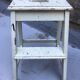 Escabeau marche pied bois vintage