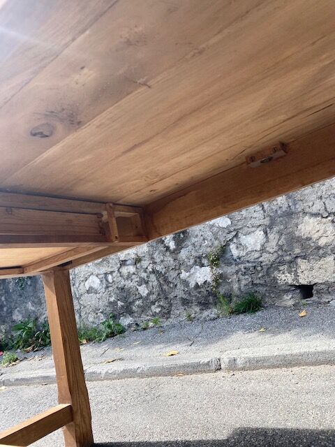 Farm table raw wood 200 cm