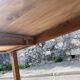 Table de ferme bois brut 200 cm