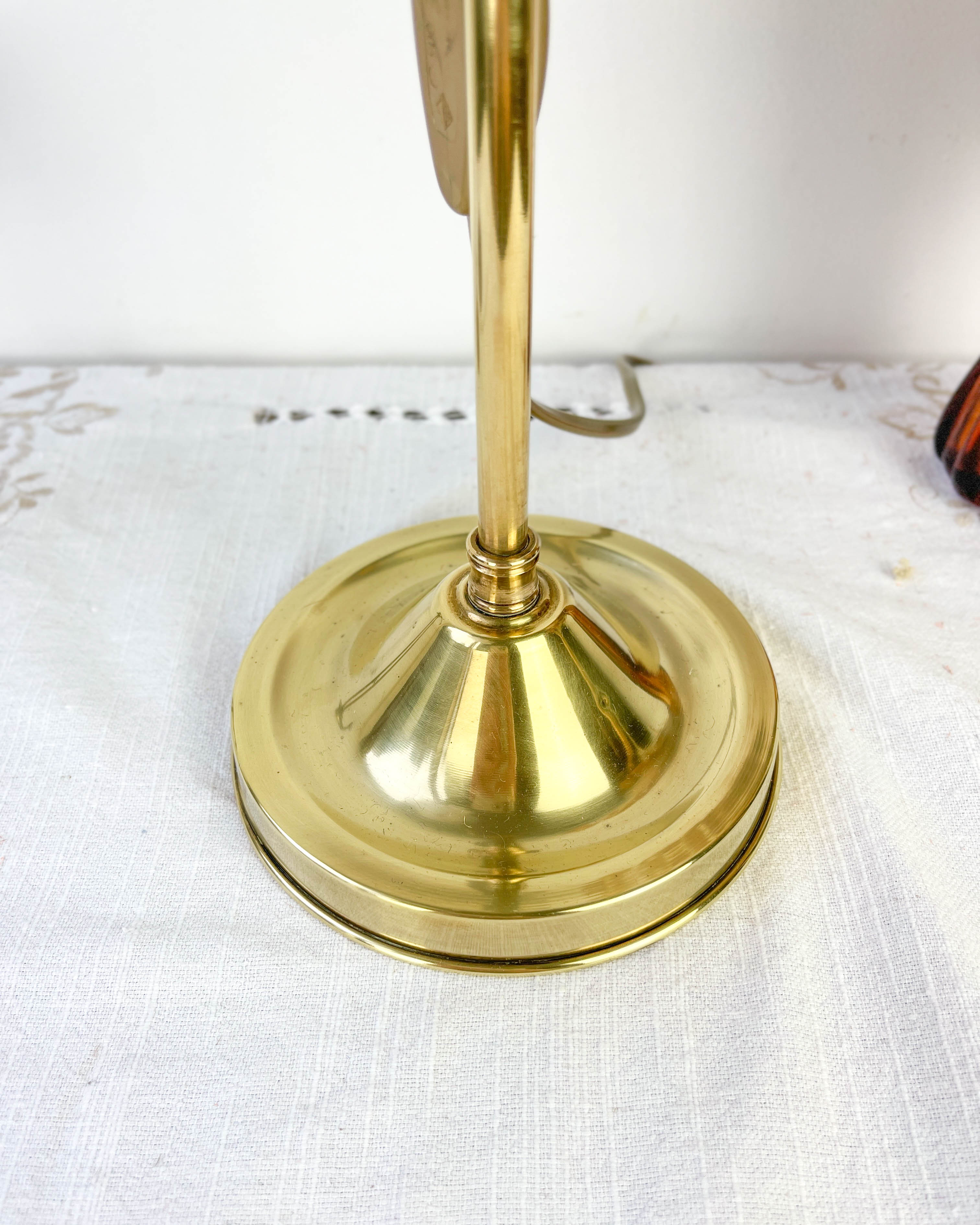 Articulated desk lamp Swan neck Art Deco Year 20 30