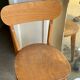 Paire de chaises en bois brut