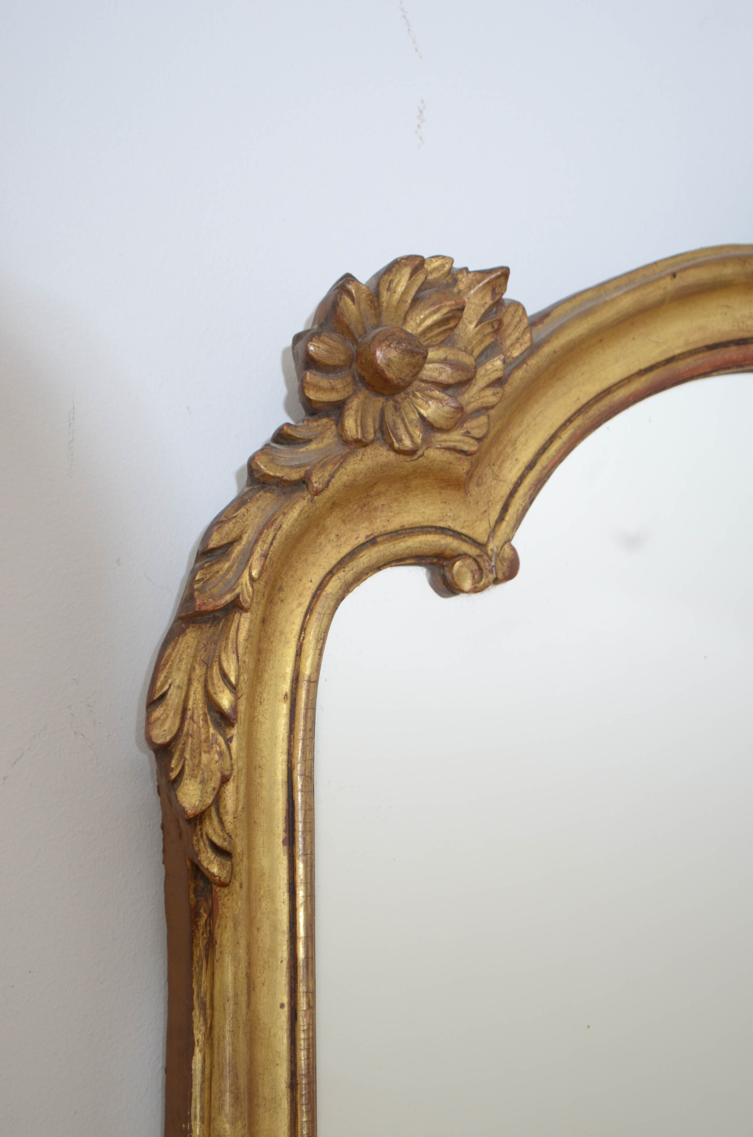 Giltwood wall mirror