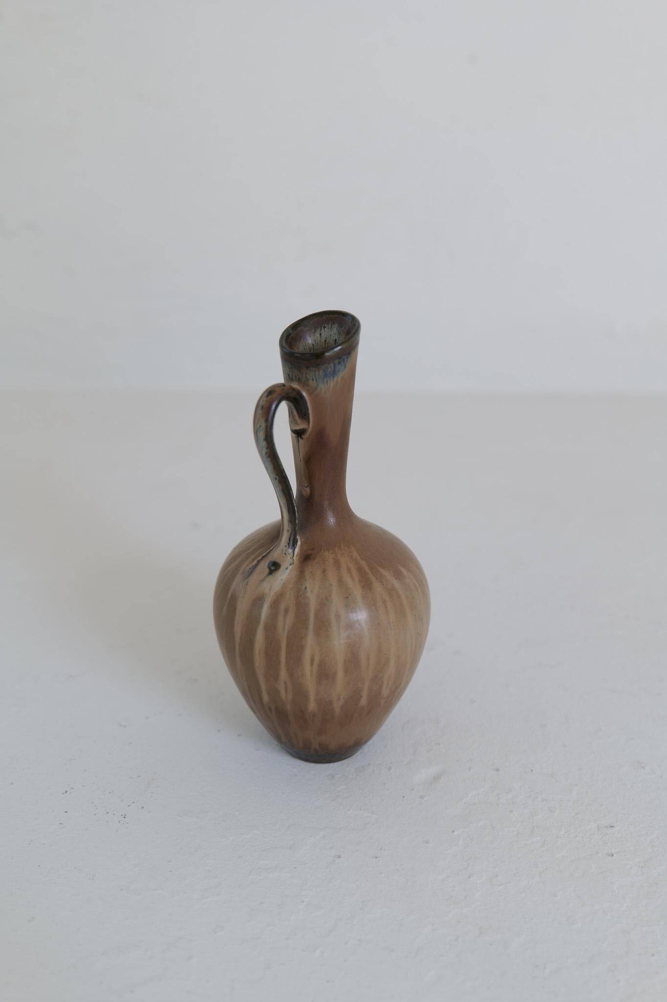 Collection of 3 ceramic vases by Gunnar Nylund Rörstrand Sweden, 1950s.