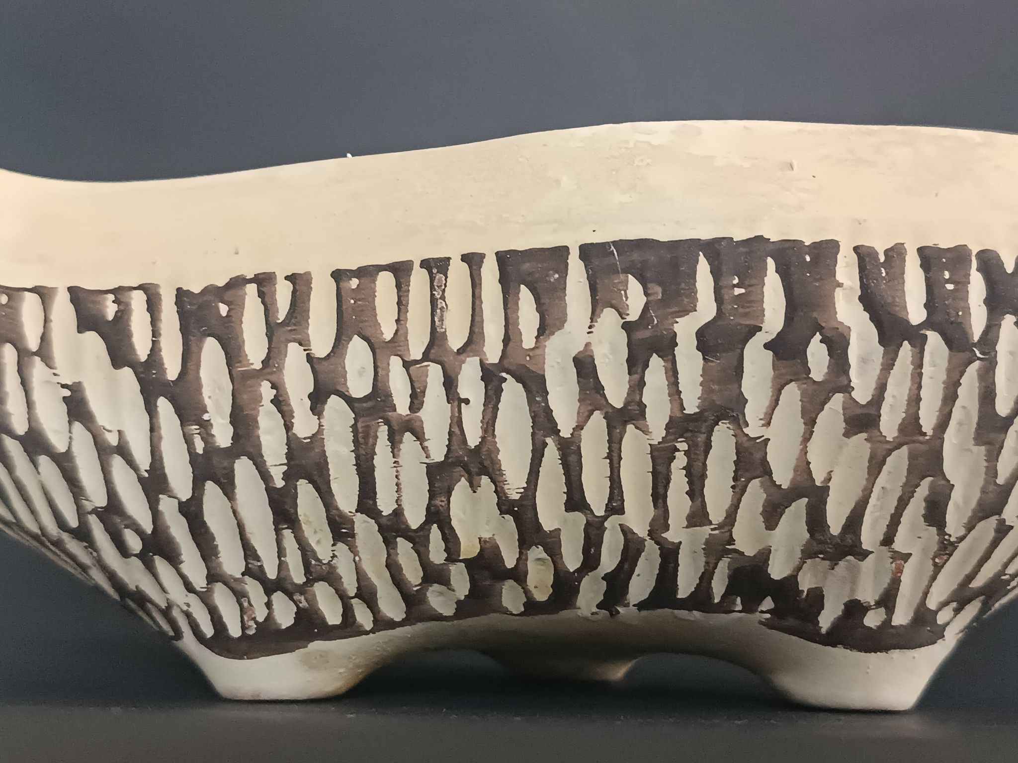 Ceramic planter West Germany Scheurich 277/25 vintage