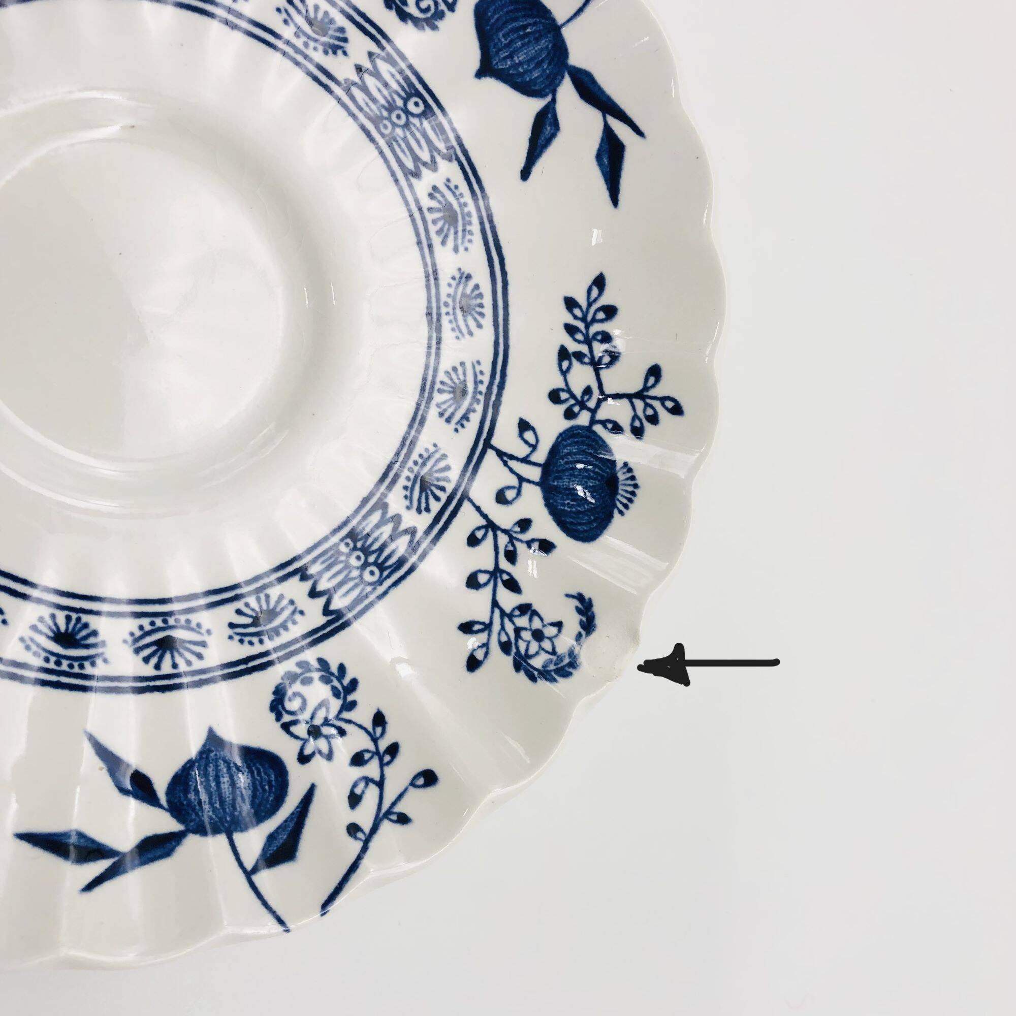 Service à café, J & G Meakin Classic White Blue Nordic.