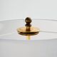 MK10968 Brass and crystal floor lamp