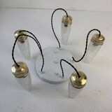 Lustre cascade 5 feux vintage