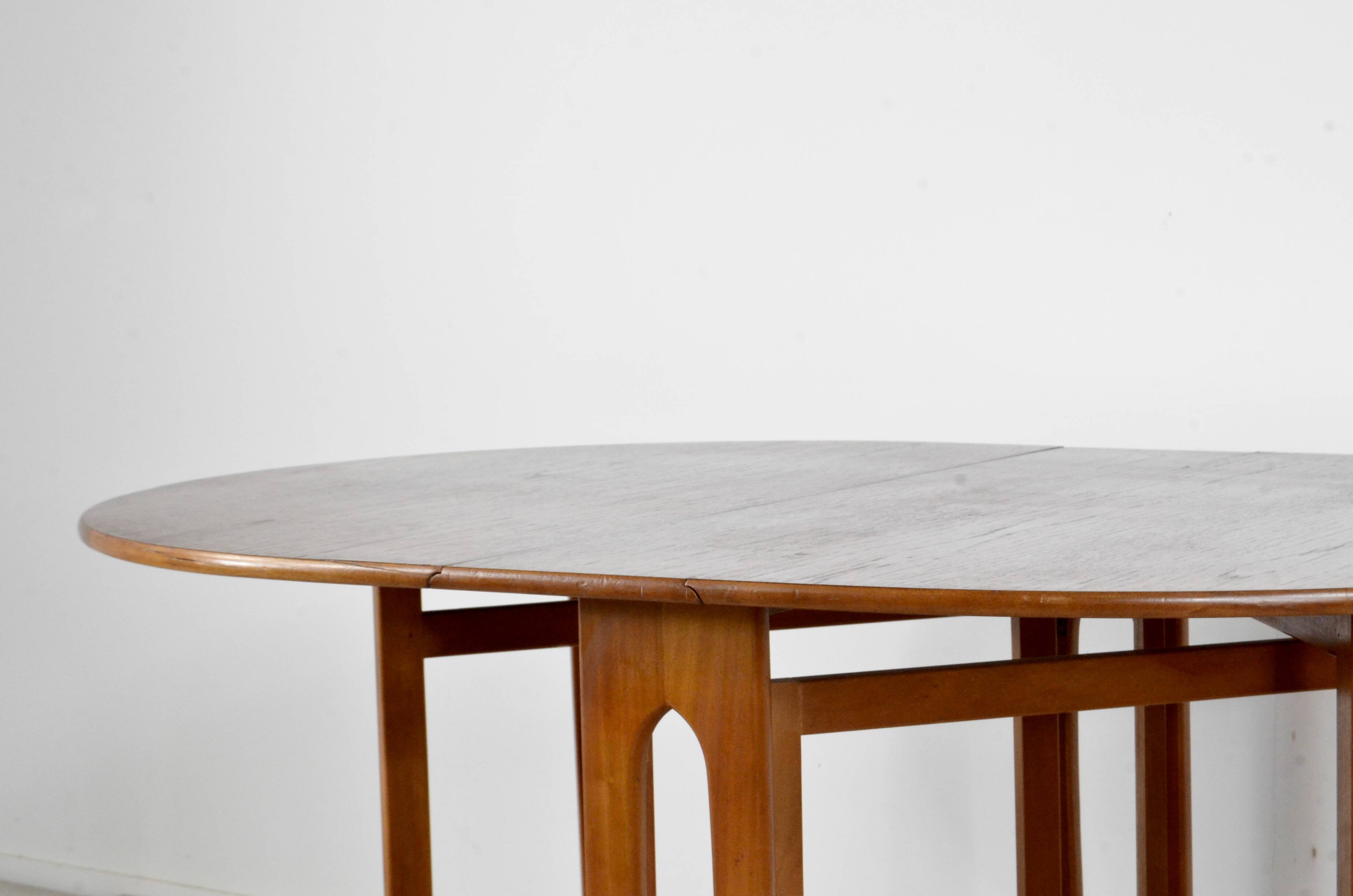 Vintage Jentique Drop Leaf Table. Delivery. Modern / Mid Century / Danish