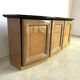 Vintage burl wood credenza, 1980s