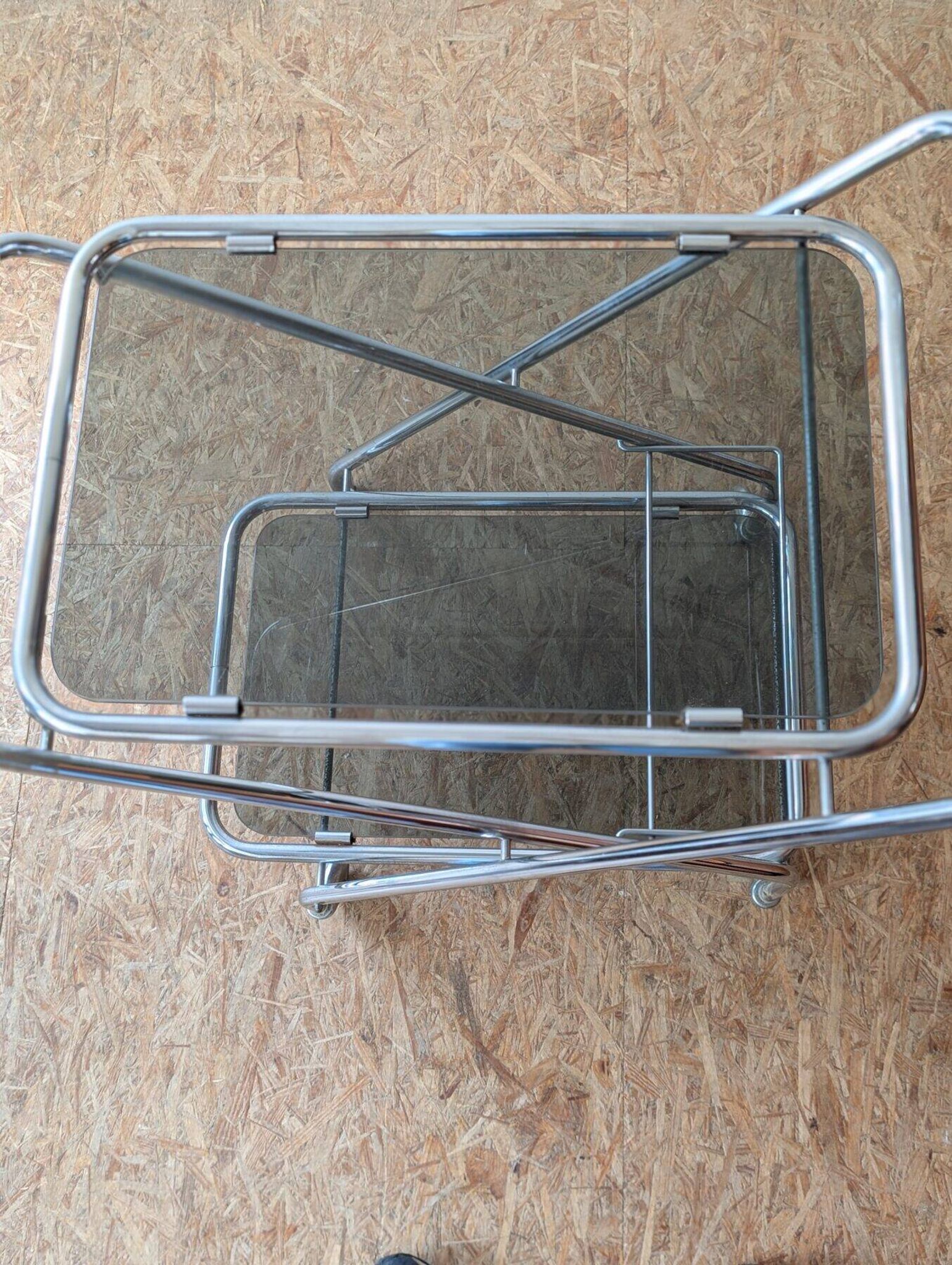 Dessert trolley / folding bar from the 1970s