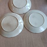 3 barbotine plates from Onnaing