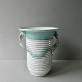 Glazed ceramic vase, 1930s, Art Deco