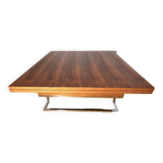 Multifunctional design dining table to coffee table