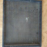 Vintage top in perforated metal