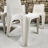 Set of 5 Helmut Bätzner chairs for Bofinger, Germany, 1960s.