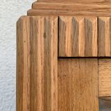 Parisian wardrobe glazed art deco 1920 raw wood