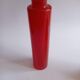 Red vintage glass vase