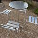 Table et 4 chaises rétro