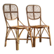 Pair of rattan chairs