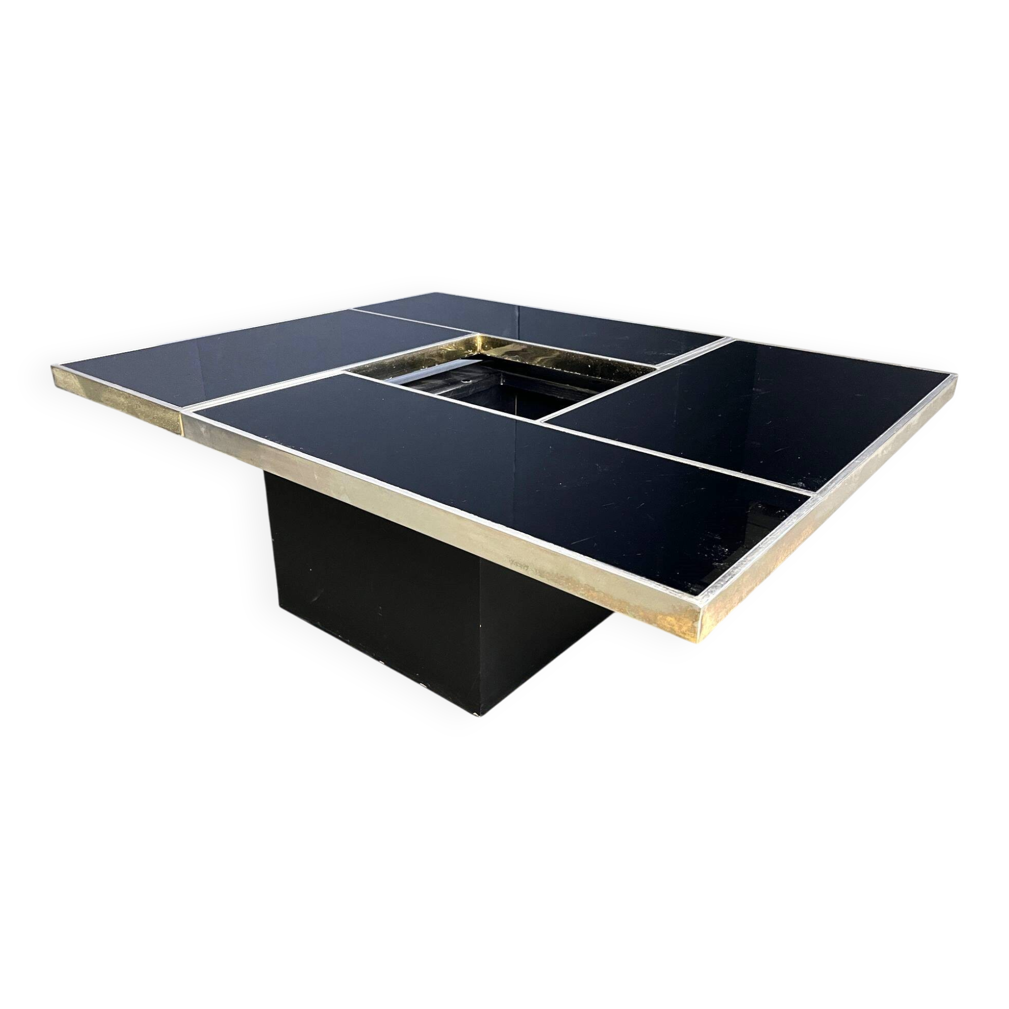 Vintage hidden bar coffee table, 1970s