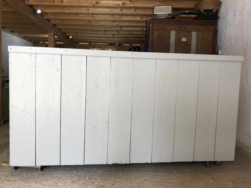 Bench Skaï vintage bistro