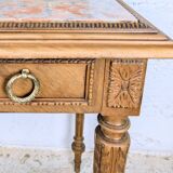 Louis XVI style dresser with pink marble