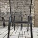 Lot 4 fauteuils vintage 1970" jardin terrase