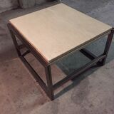 Vintage coffee table in 70's marble.