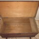 Old solid wooden chest