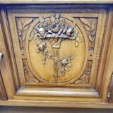Chevet en citronnier de style Louis XVI