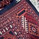 Tapis Boukhara ouzbek vintage fait main, 153 cm x 254 cm, années 1960 - 1C1151