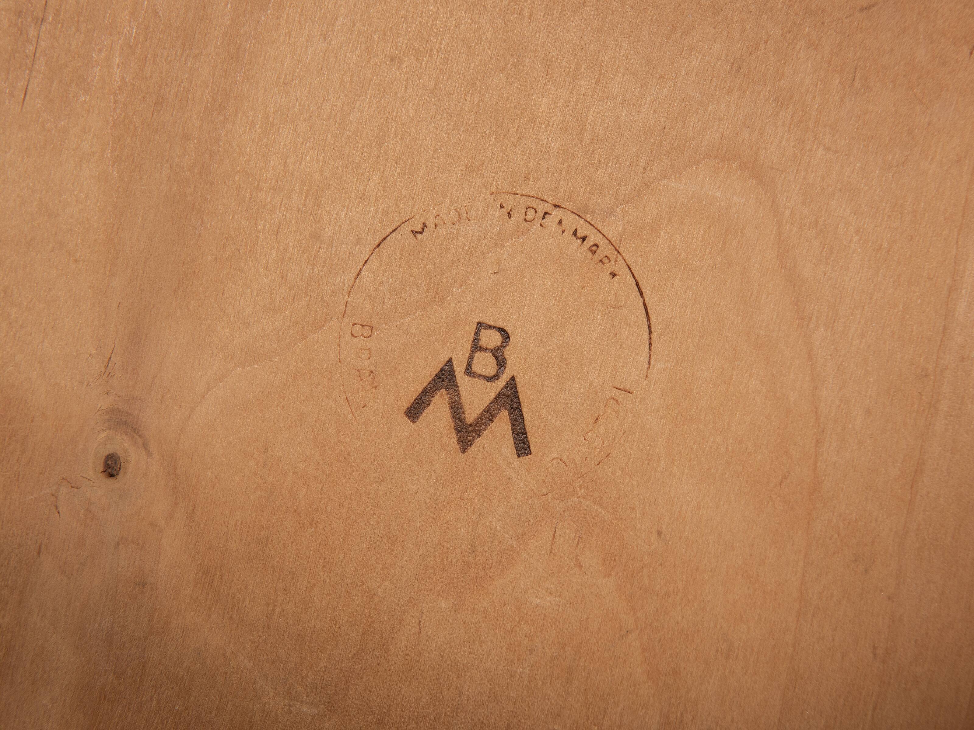 Midcentury Danish chair with armrests in rosewood by Henry Rosengren Hansen for Brande Møbelindustri