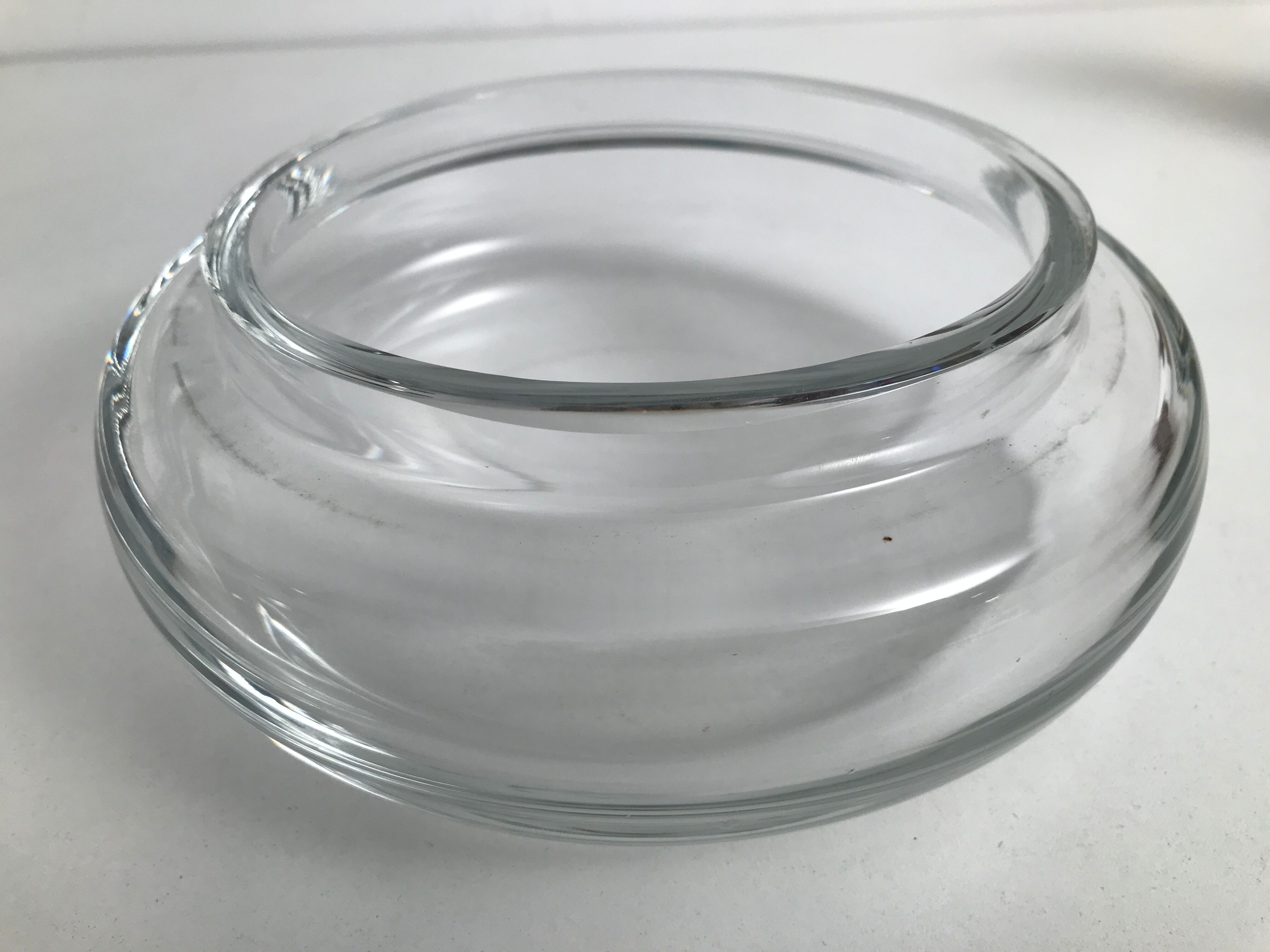 Glass tin lid candy