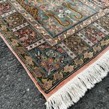 Handmade Indian silk rug