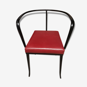 Paire de fauteuils en metal modernistes