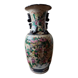 Vase Nankin chine XIX