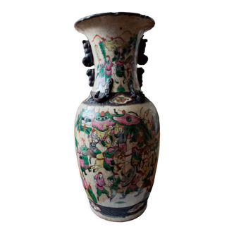 Vase Nankin Chine XIX ème en porcelaine